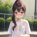濡れ透け女の子 10枚目