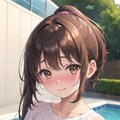 濡れ透け女の子 3枚目
