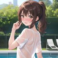 濡れ透け女の子 8枚目