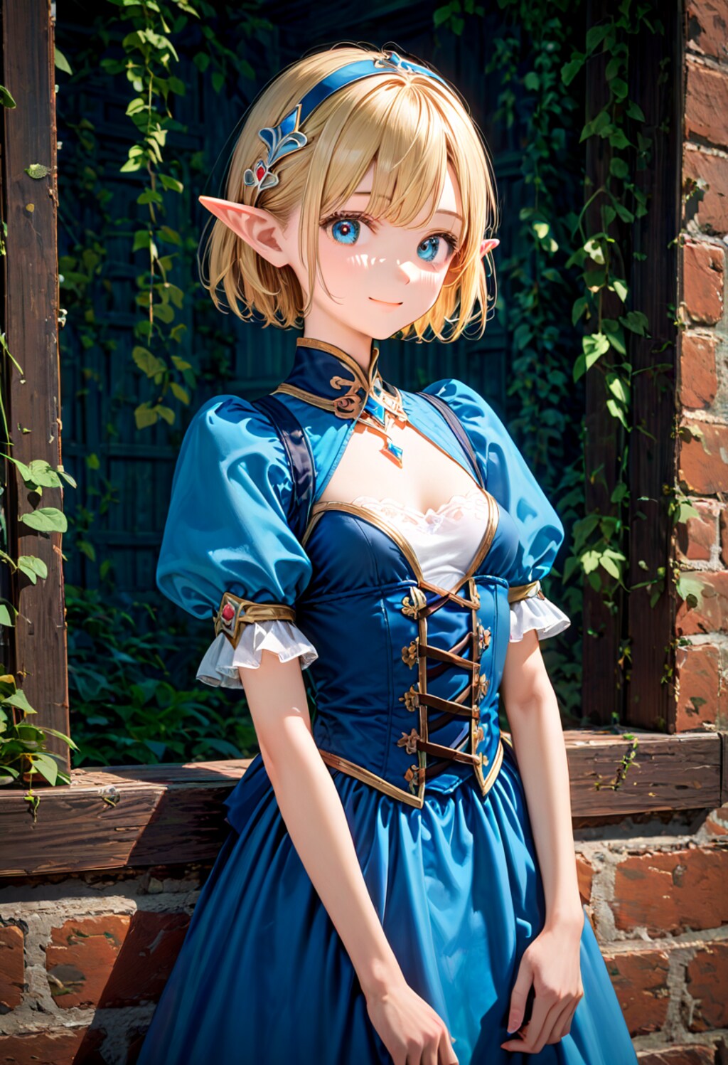 戦うエルフのお姫様…当然のように敗北