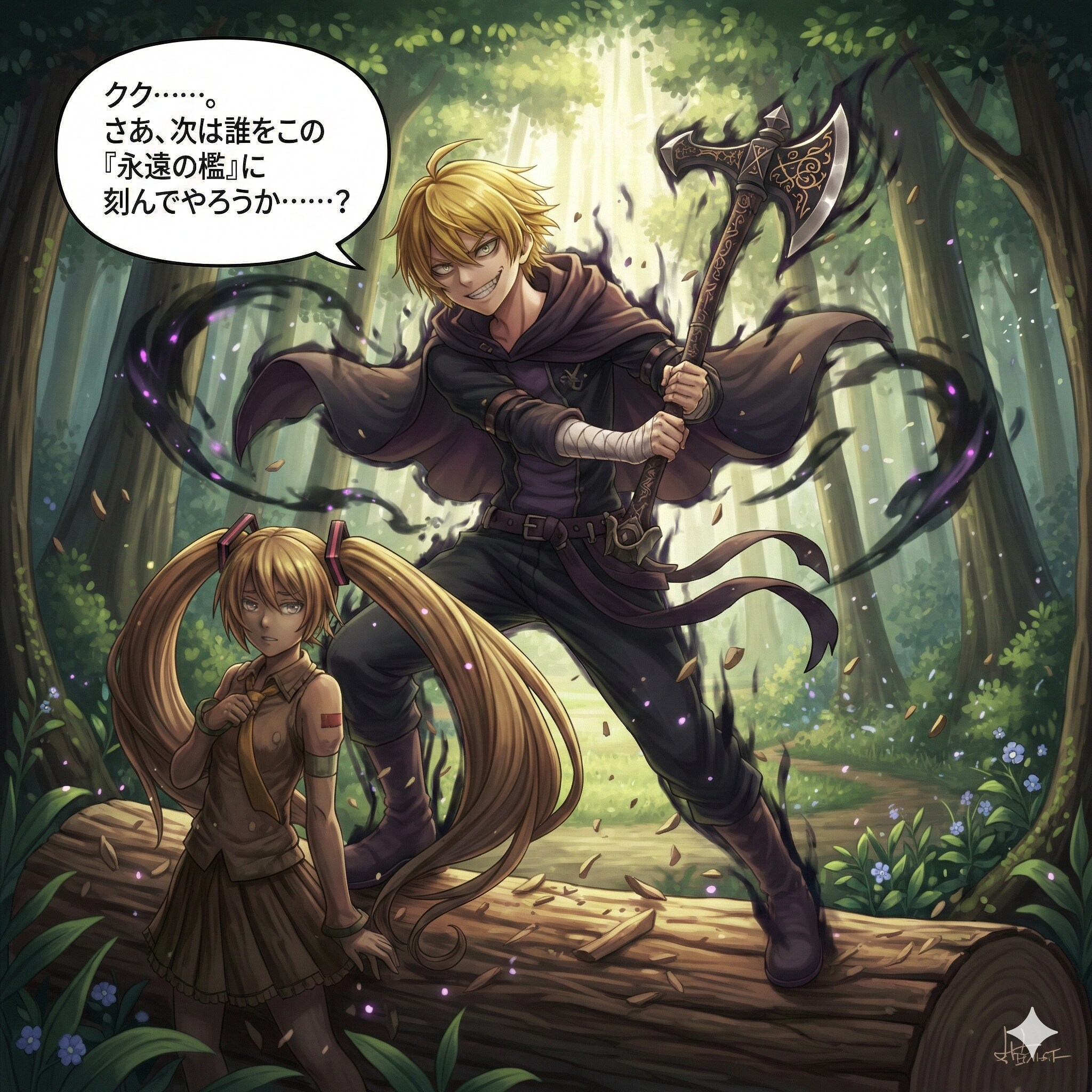 中二病斧使い彫刻家のレン君😅 | の人気AIイラスト・グラビア