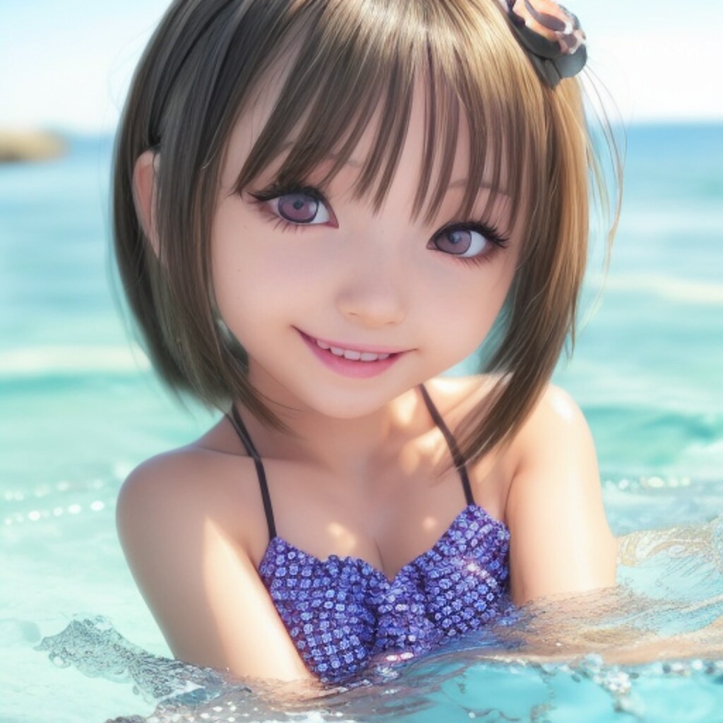 水着少女