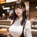クソでかハンバーガー単品のお客様～ 2枚目