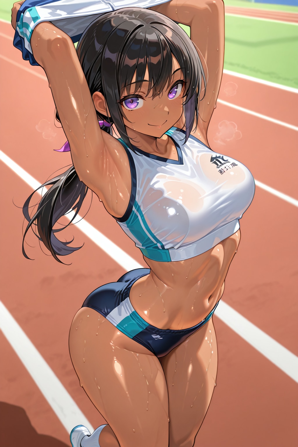 褐色陸上部ちゃん