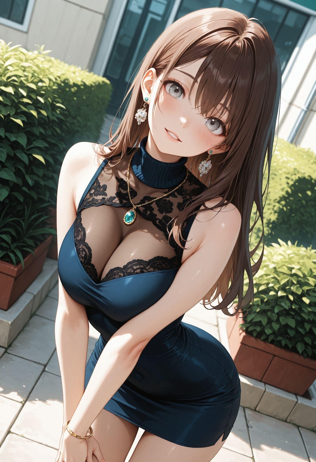 ノースリーブワンピを色々着てみた