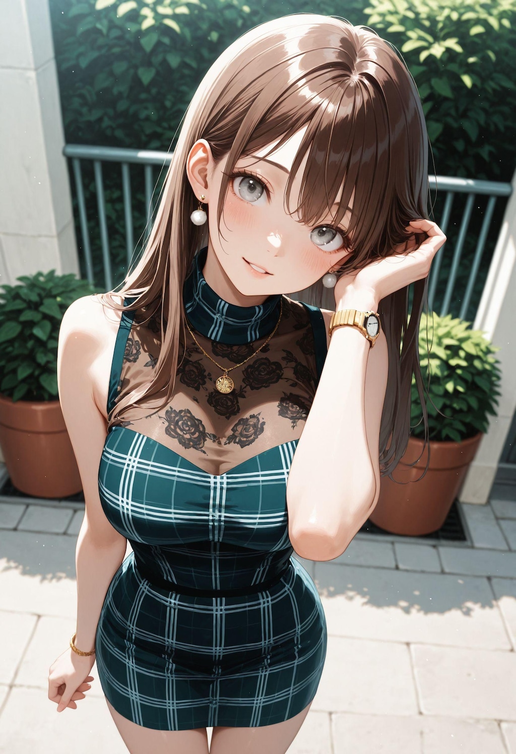 ノースリーブワンピを色々着てみた