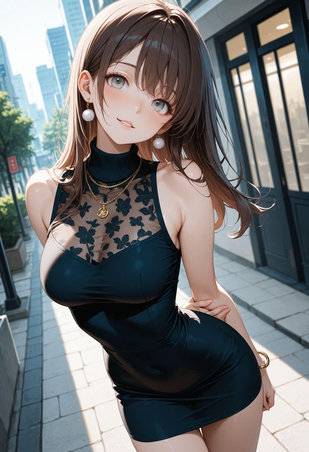 ノースリーブワンピを色々着てみた