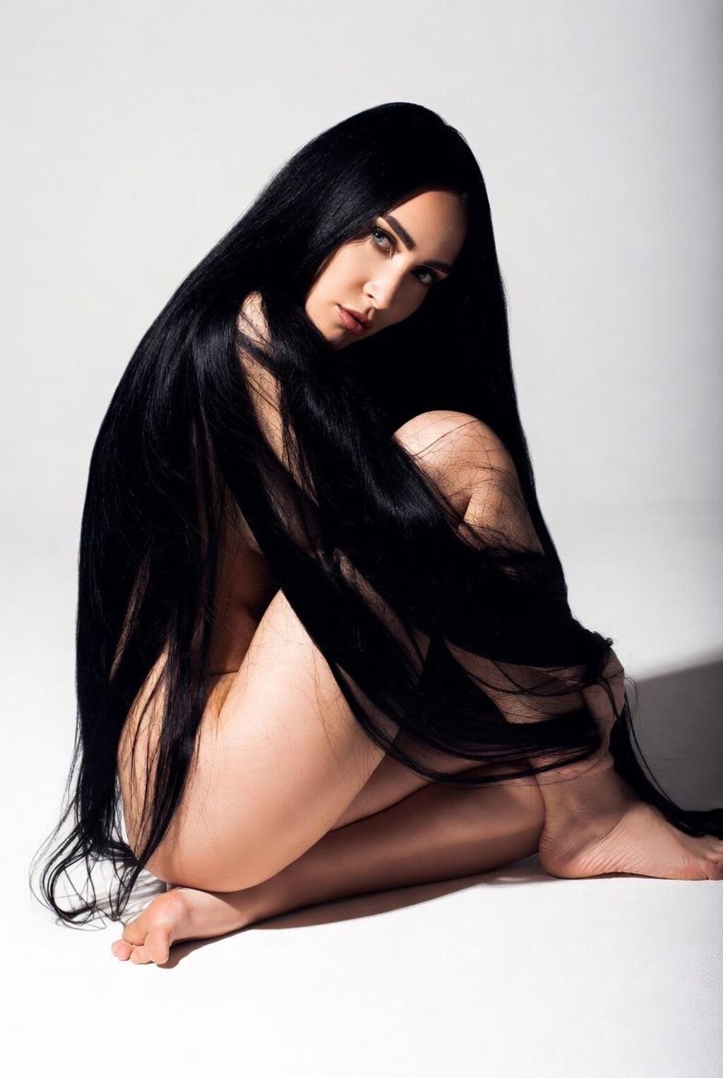 美しい黒髪