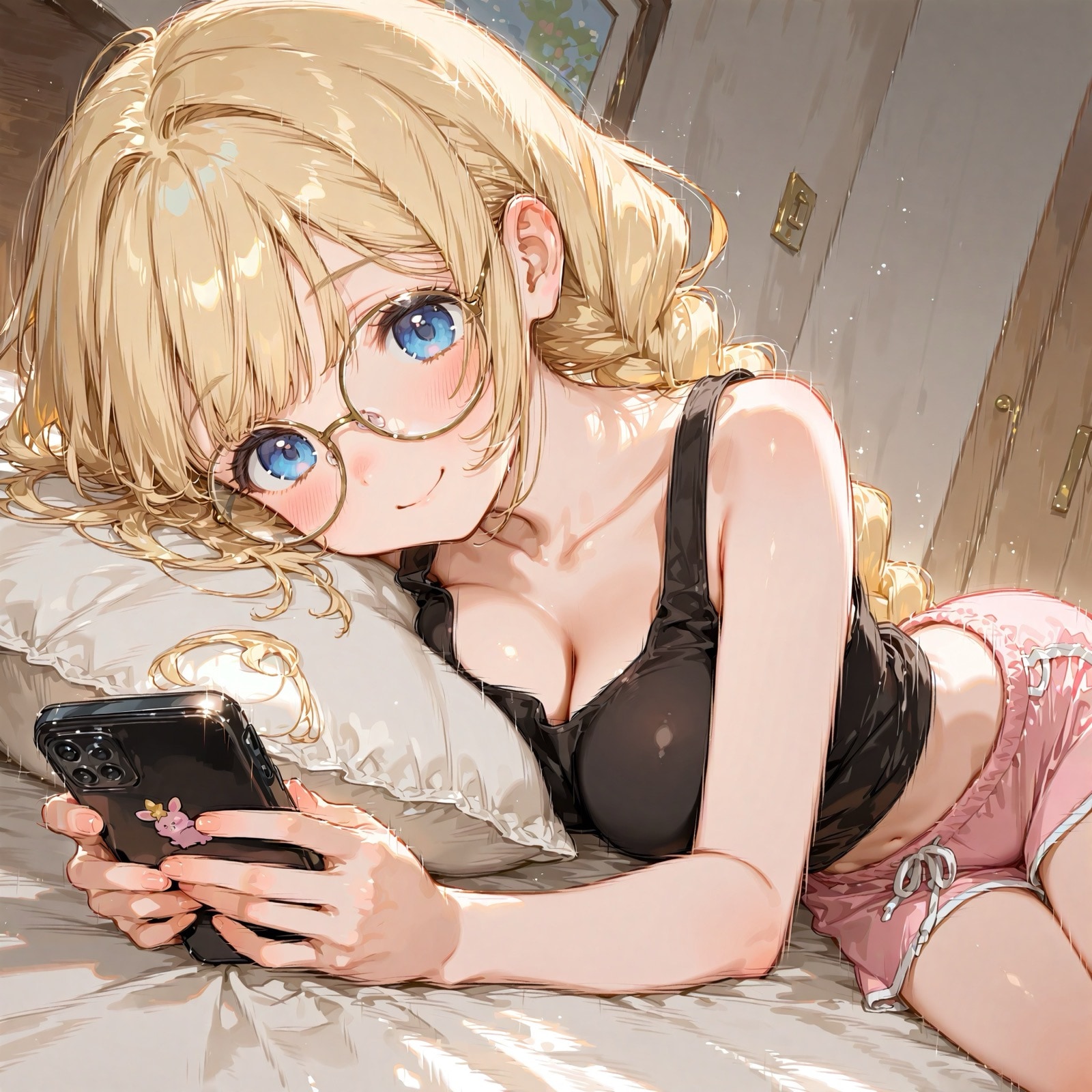 ベッドでゴロゴロ