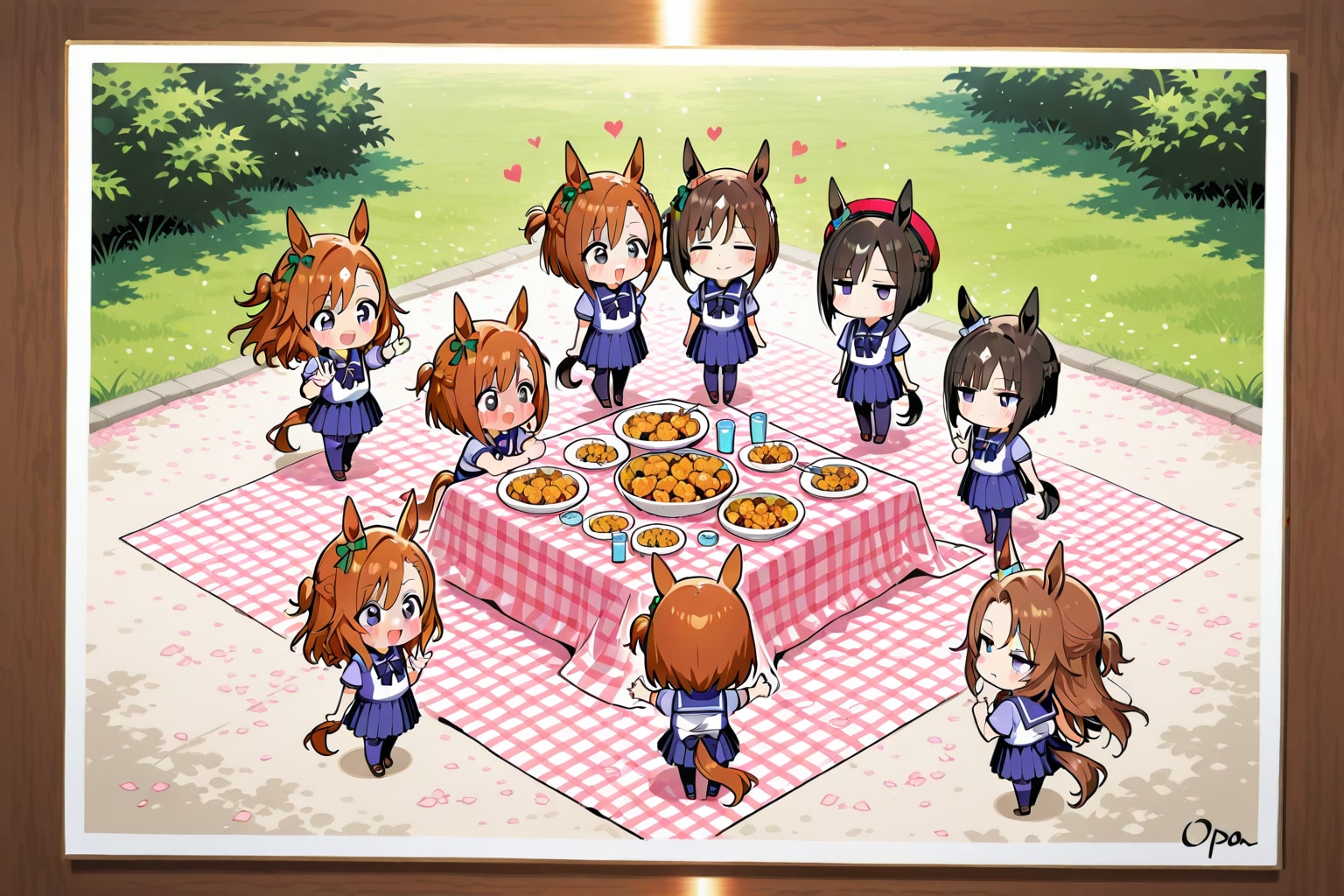 半袖なちびちゃんの写真。