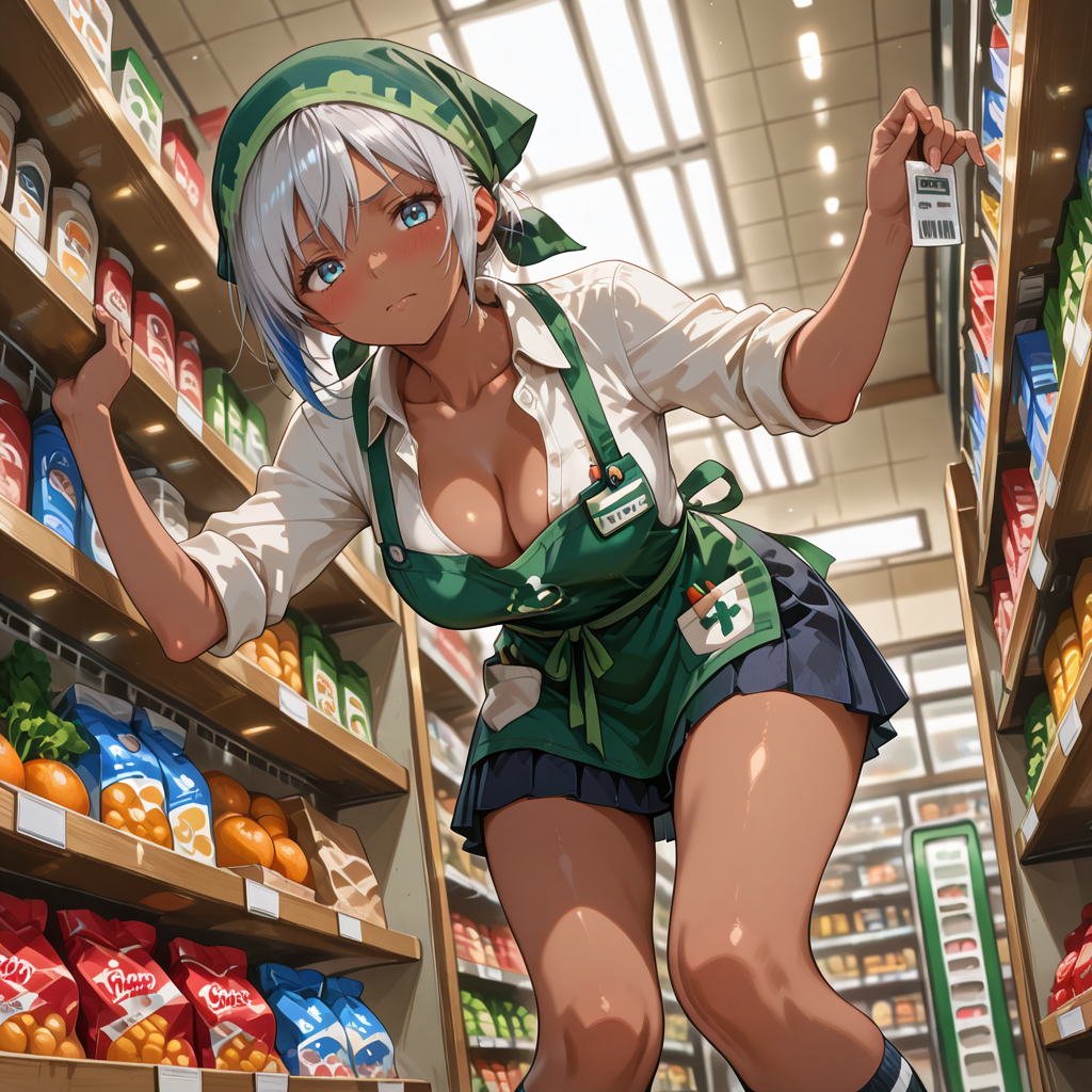 値札差し替え「さて、どれだ？」