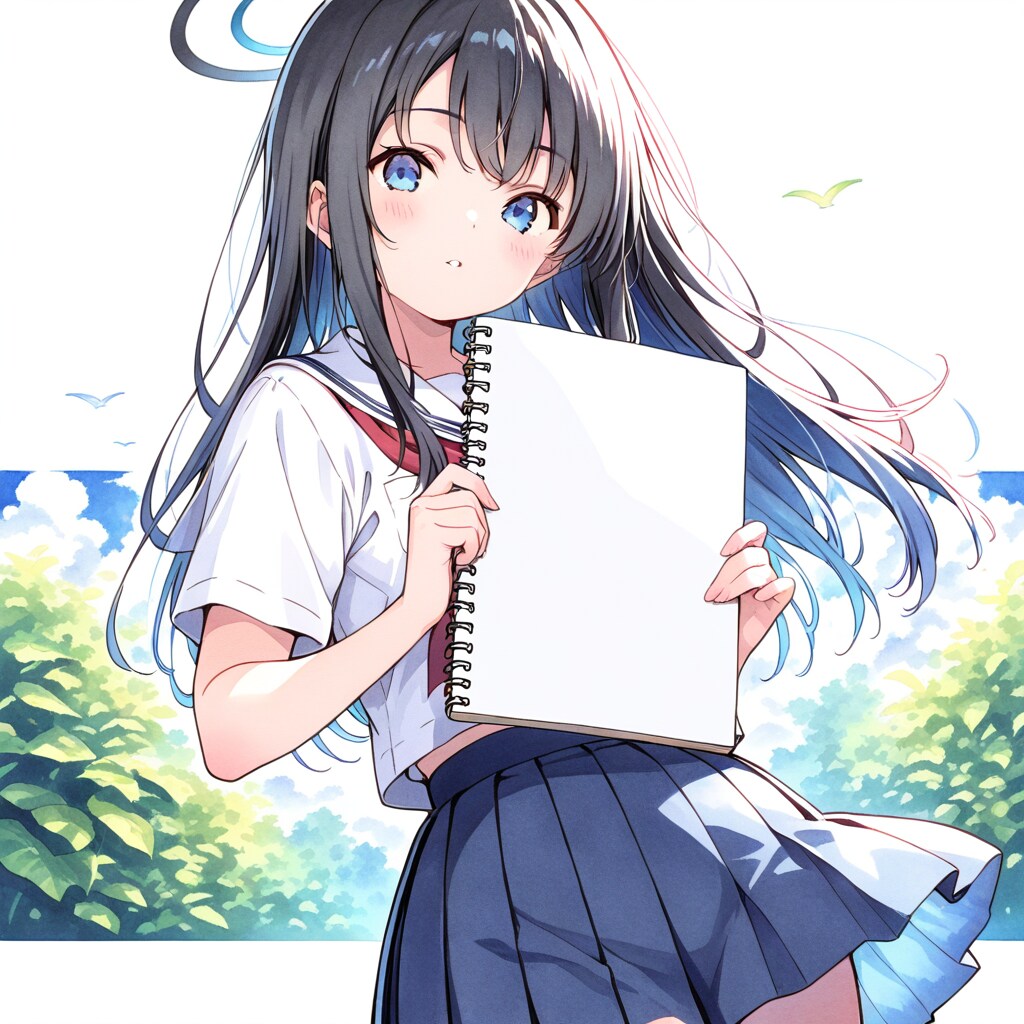 スケッチ少女 | の人気AIイラスト・グラビア