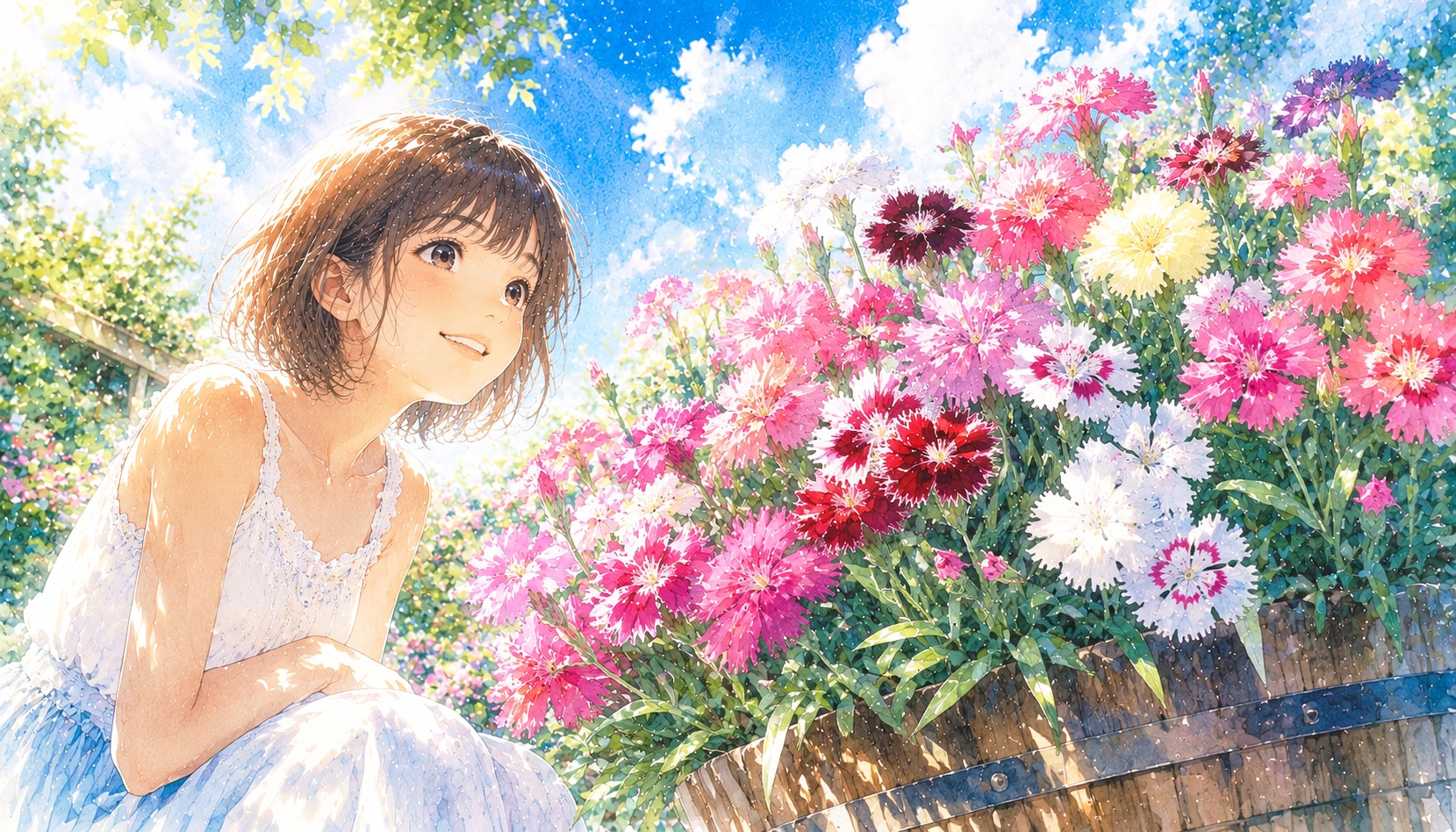 誕生花　0714 ナデシコ