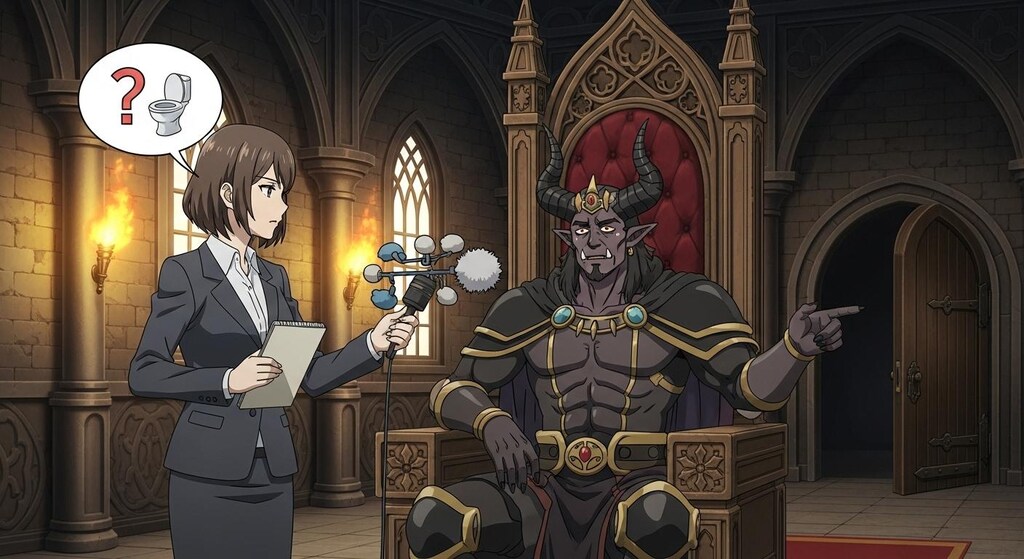 魔王城にトイレがあるのかインタビューした