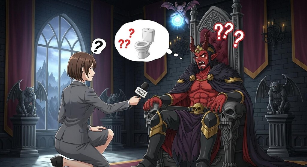 魔王城にトイレがあるのかインタビューした