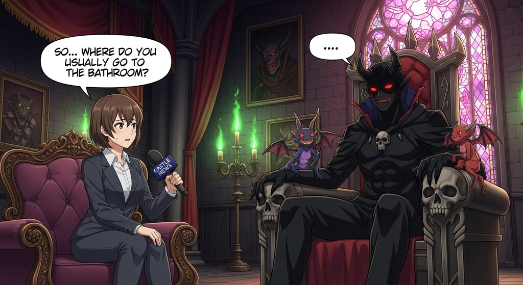 魔王城にトイレがあるのかインタビューした