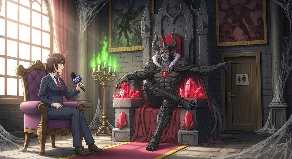 魔王城にトイレがあるのかインタビューした