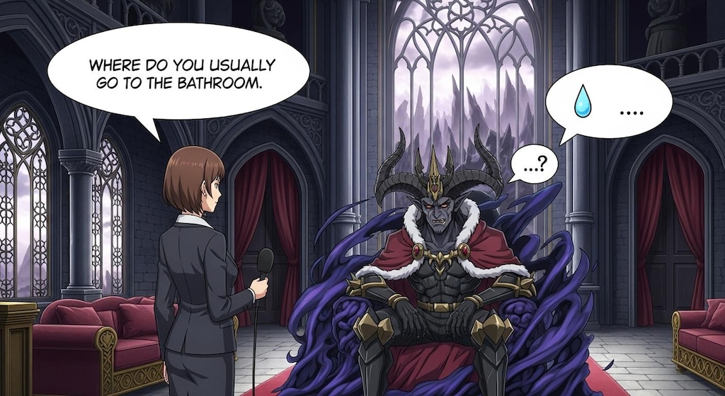 魔王城にトイレがあるのかインタビューした