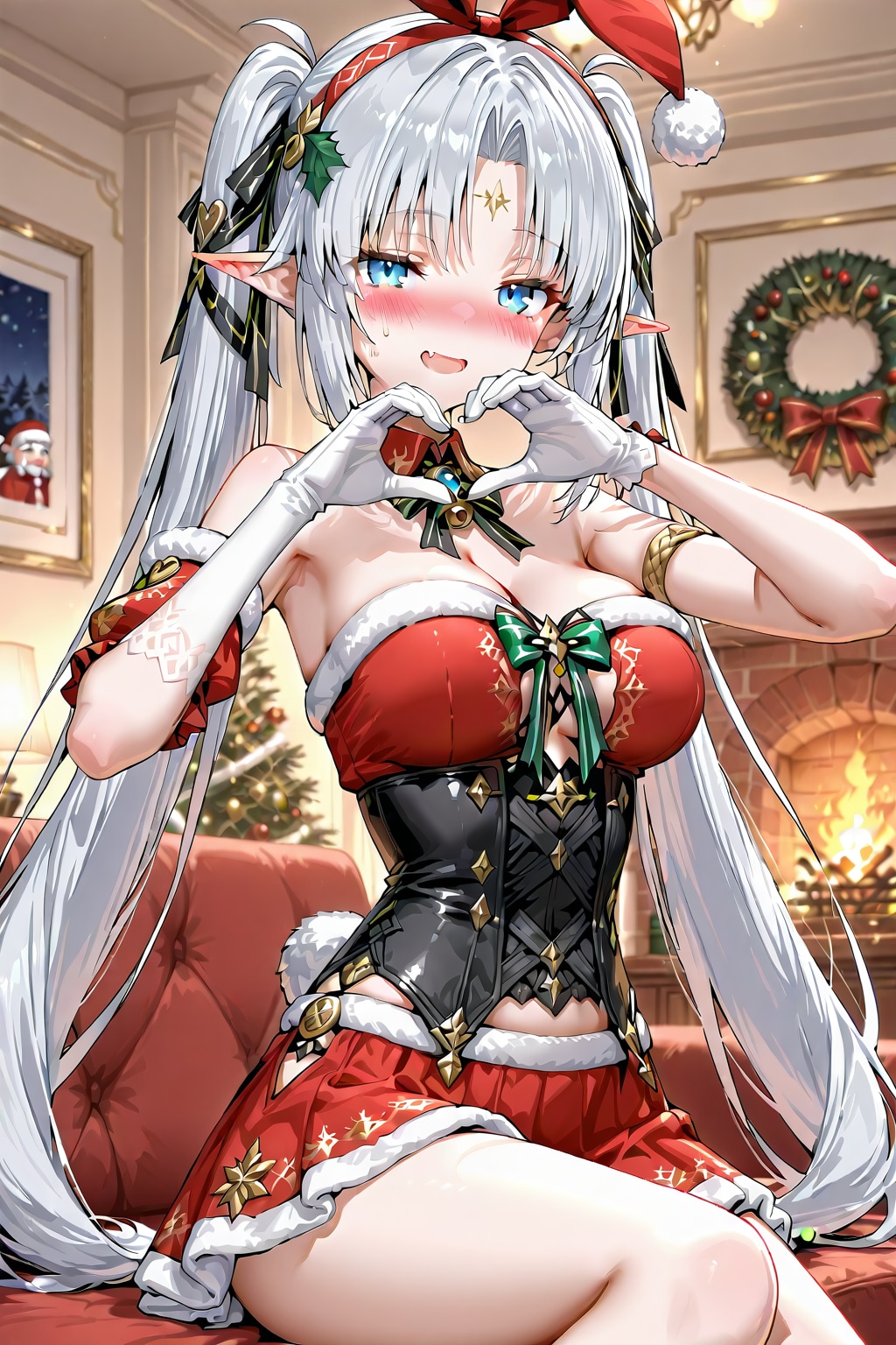 我が家にも、サンタクロースがやってきた。 | の人気AIイラスト・グラビア