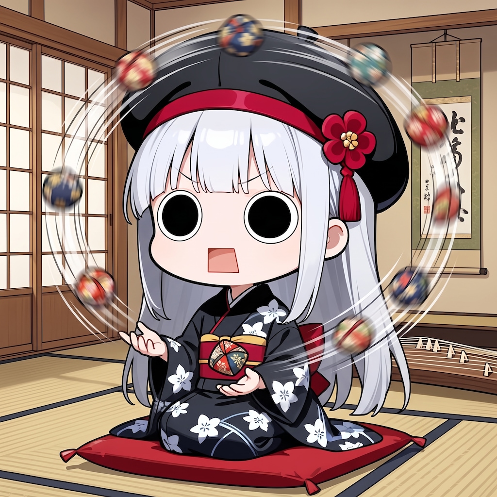 お手玉えらいこっちゃ嬢