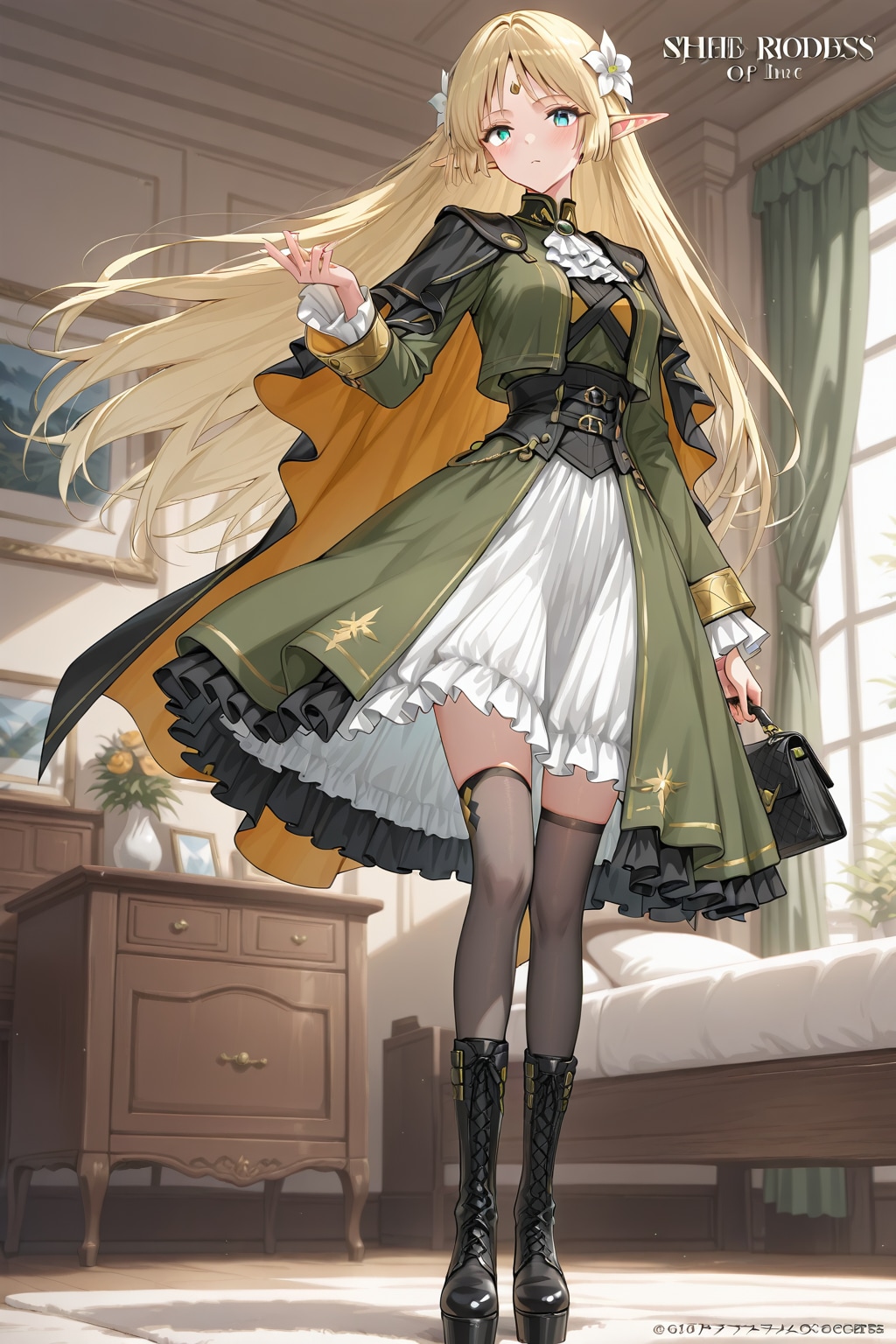 【コスプレ】ディードリットにゴスロリ系ファッション服を着せてみた。