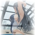 存在消滅！悪のハイレグお清楚美少女（女戦闘員）、正義の必殺技に貫かれ空間から消え去る💦・・（bananaに新規の横アングルと消滅描写、透明化を作ってもらいました♪） 5枚目