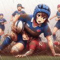 🏉泥まみれの女子ラグビー 122 2枚目