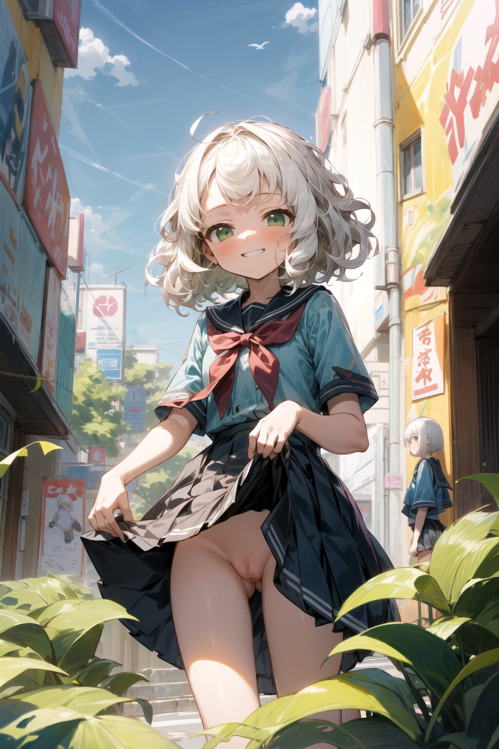 見せてくる３