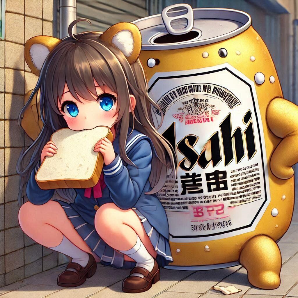 食パンを咥えて走ってたらぶつかっちゃった小さな女の子