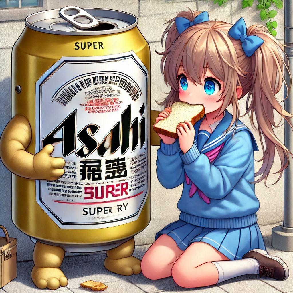 食パンを咥えて走ってたらぶつかっちゃった小さな女の子