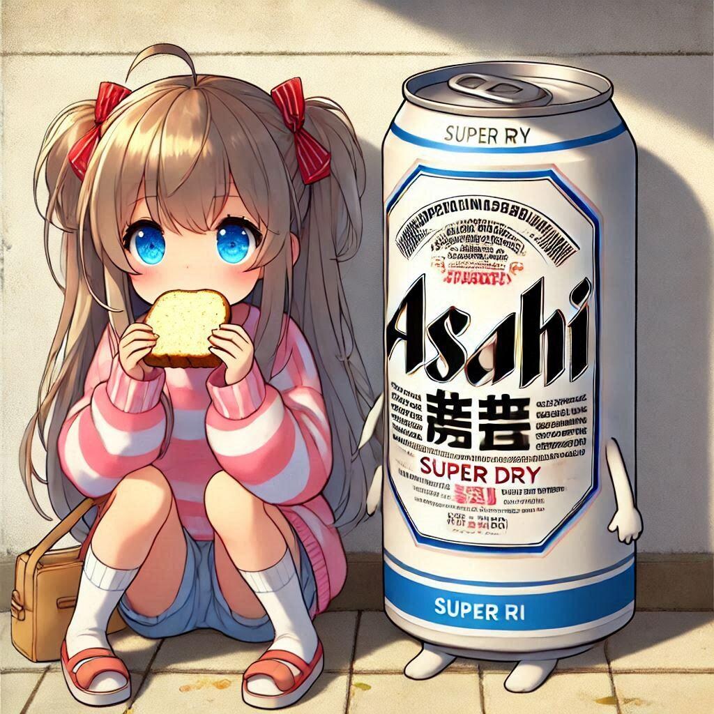 食パンを咥えて走ってたらぶつかっちゃった小さな女の子