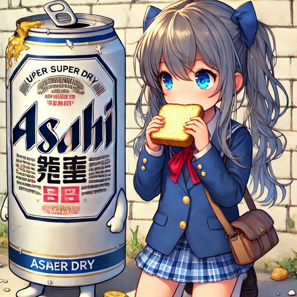 食パンを咥えて走ってたらぶつかっちゃった小さな女の子