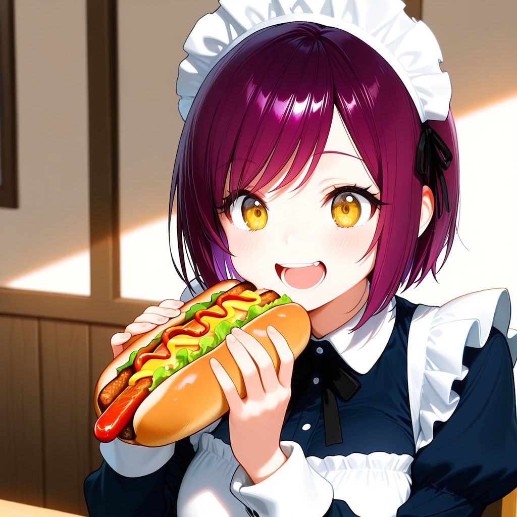 こんにちは（挨拶メイドの芽衣ちゃん）