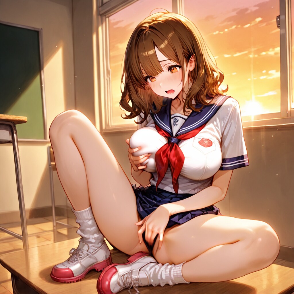 学校なのに...