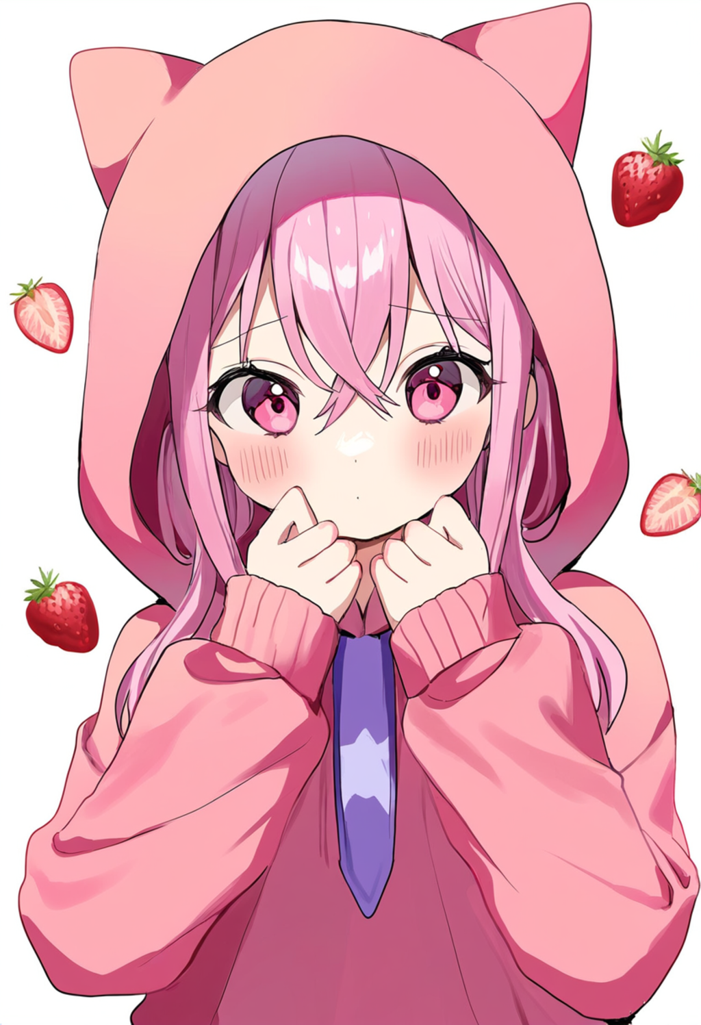 ピンクパーカー♡