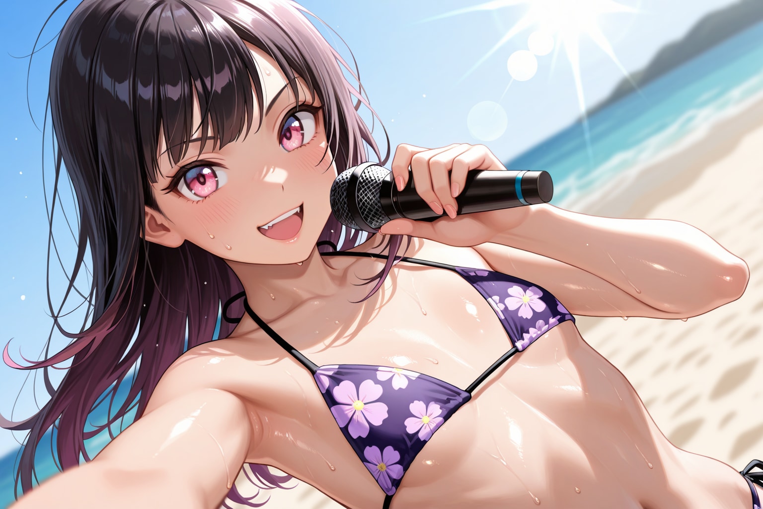 【本日の板野ちゃん】「私の歌を聴いてみて♪」