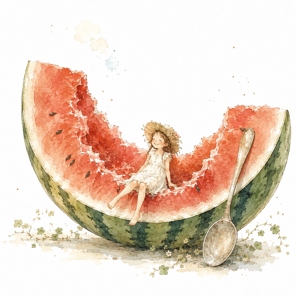 果物奇譚　西瓜の午後 | の人気AIイラスト・グラビア