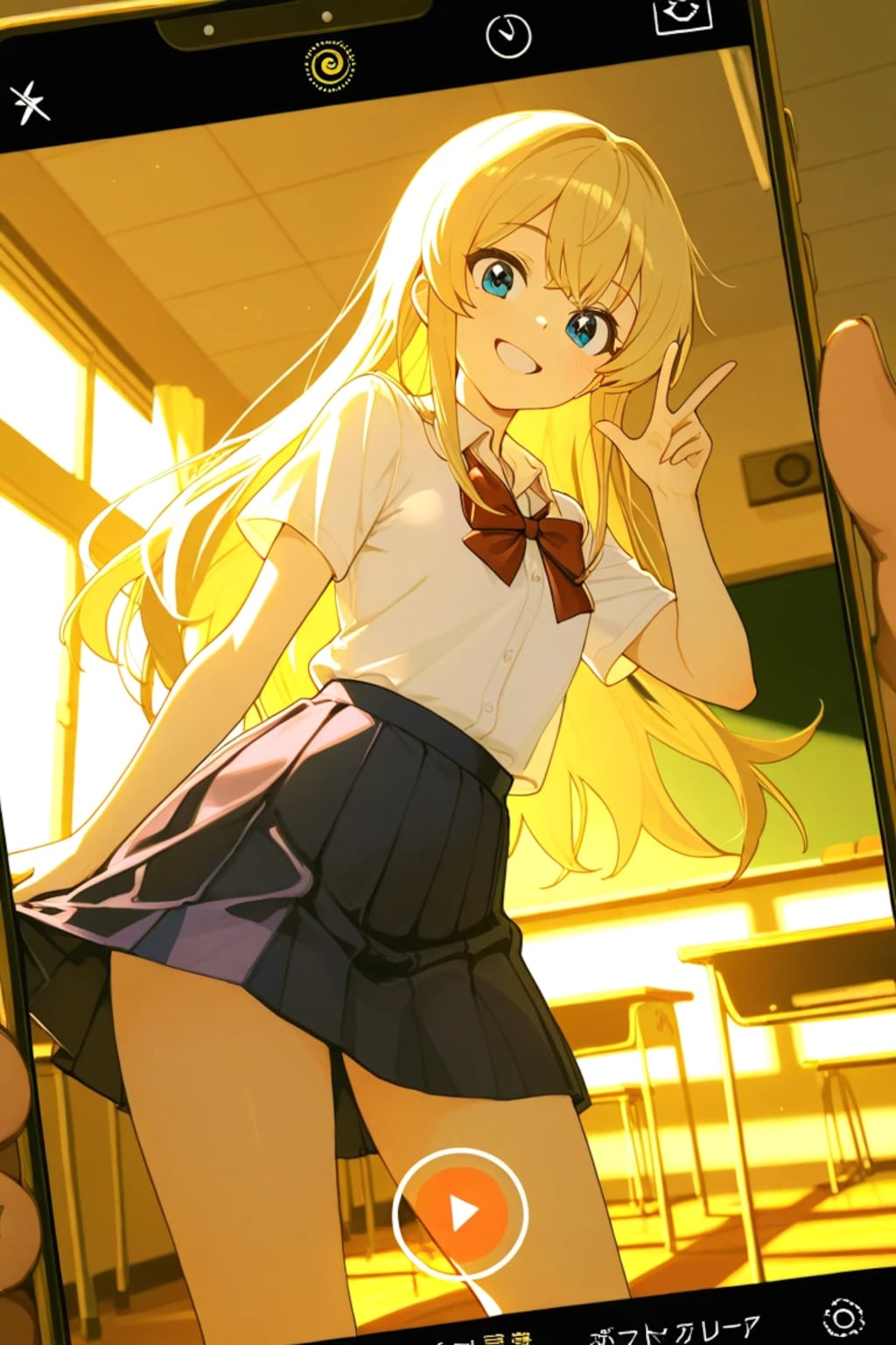 自撮りJK selfie high school girl