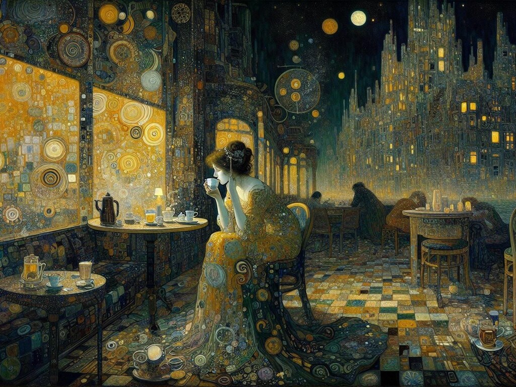 カフェで 02（5枚）