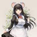 鼠耳メイド 2枚目