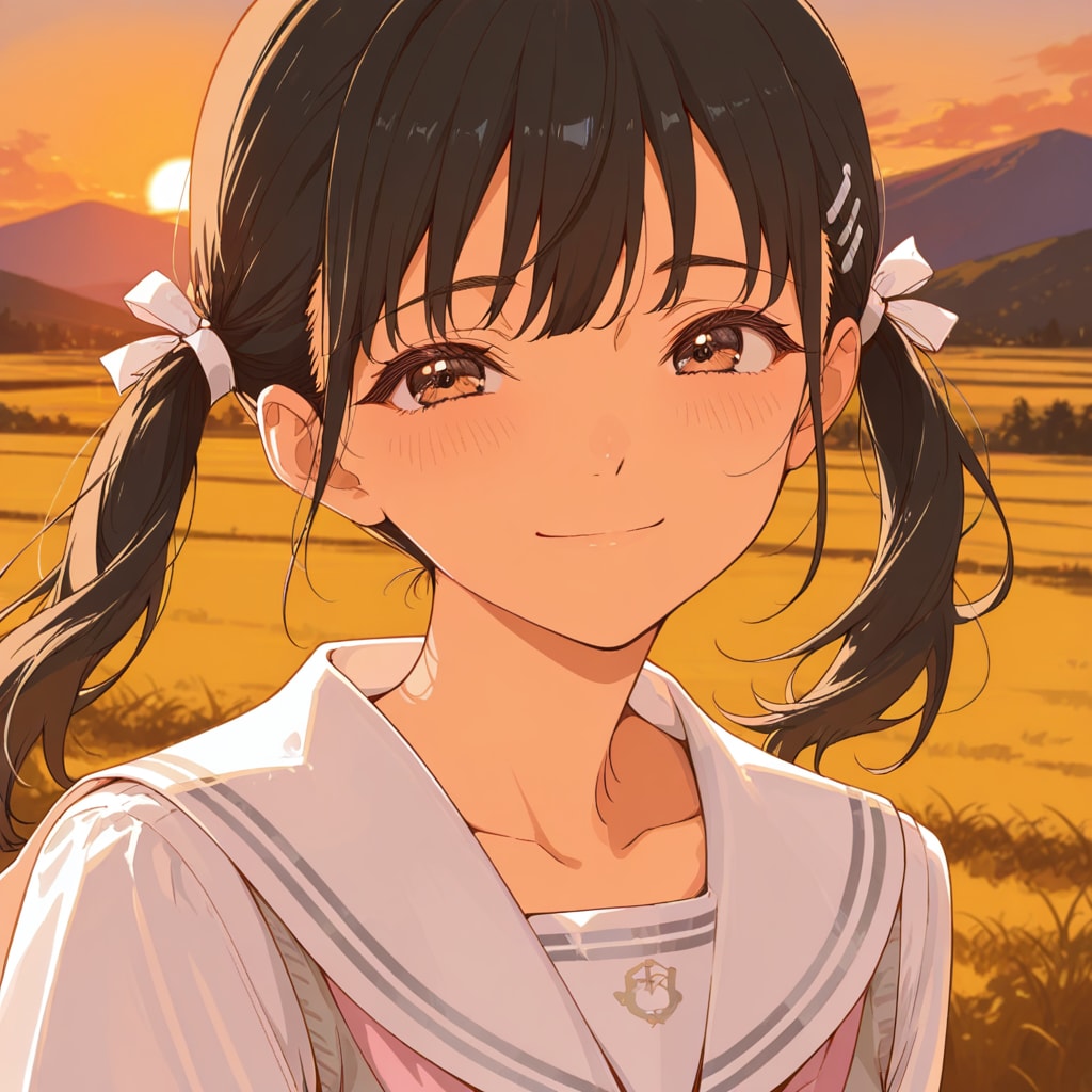 夕暮れ