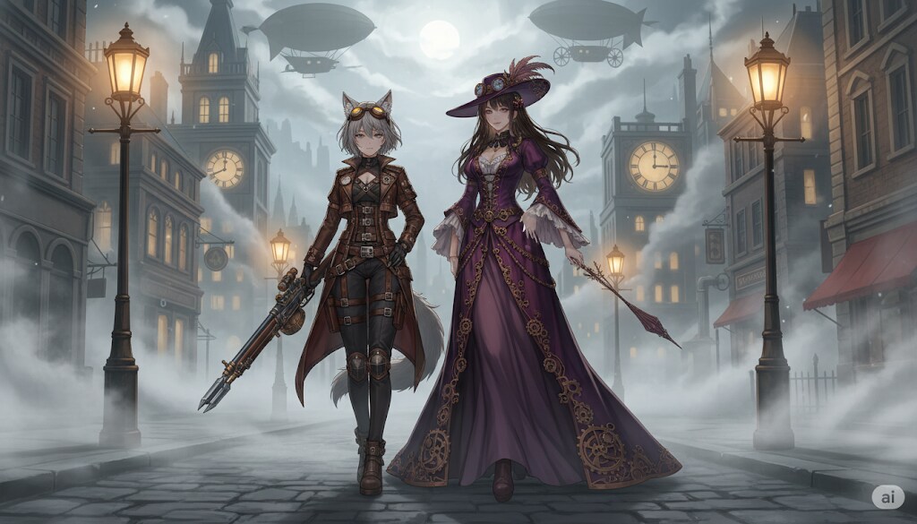 スチームパンク | の人気AIイラスト・グラビア