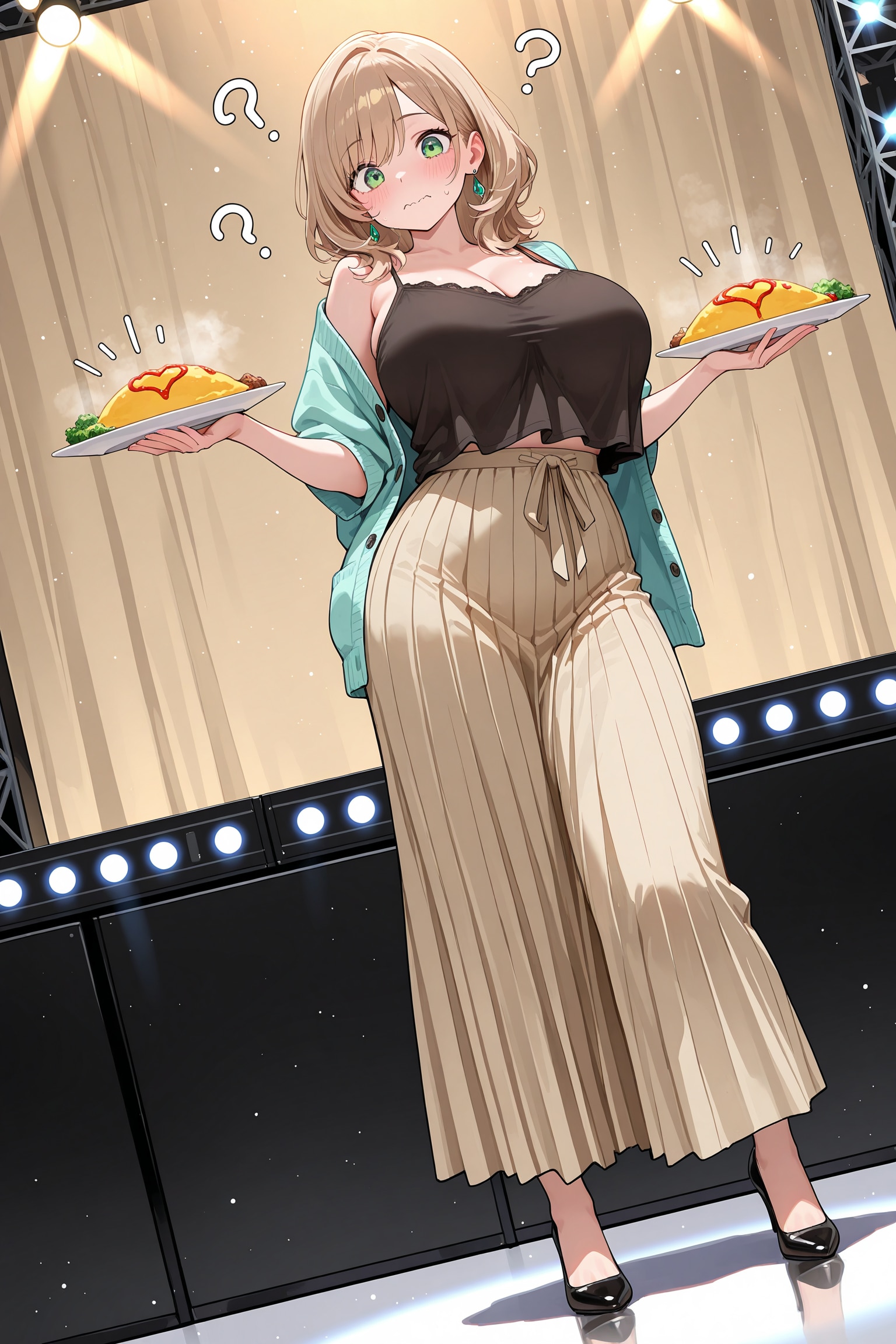 またまたモデルにされる柚月さん（キャミソールvsタンクトップ）