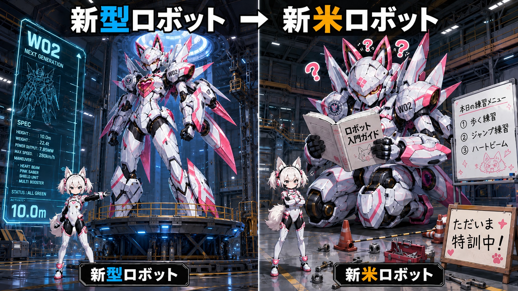 新型ロボット、つまり…？