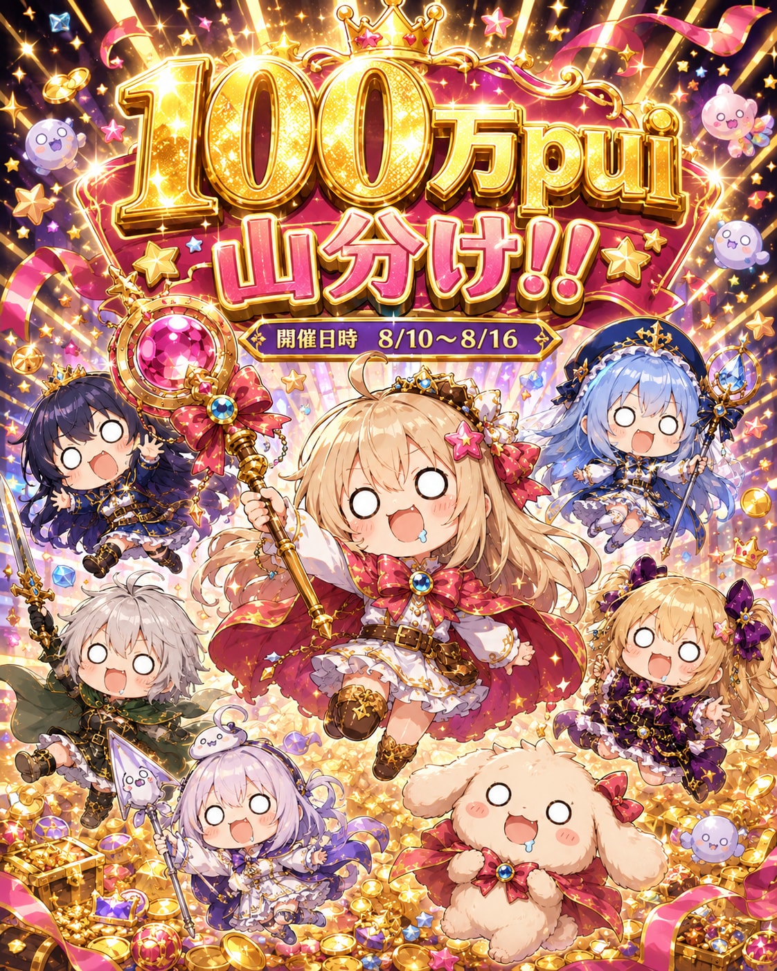 山分けキャンペーン始まるよ～！