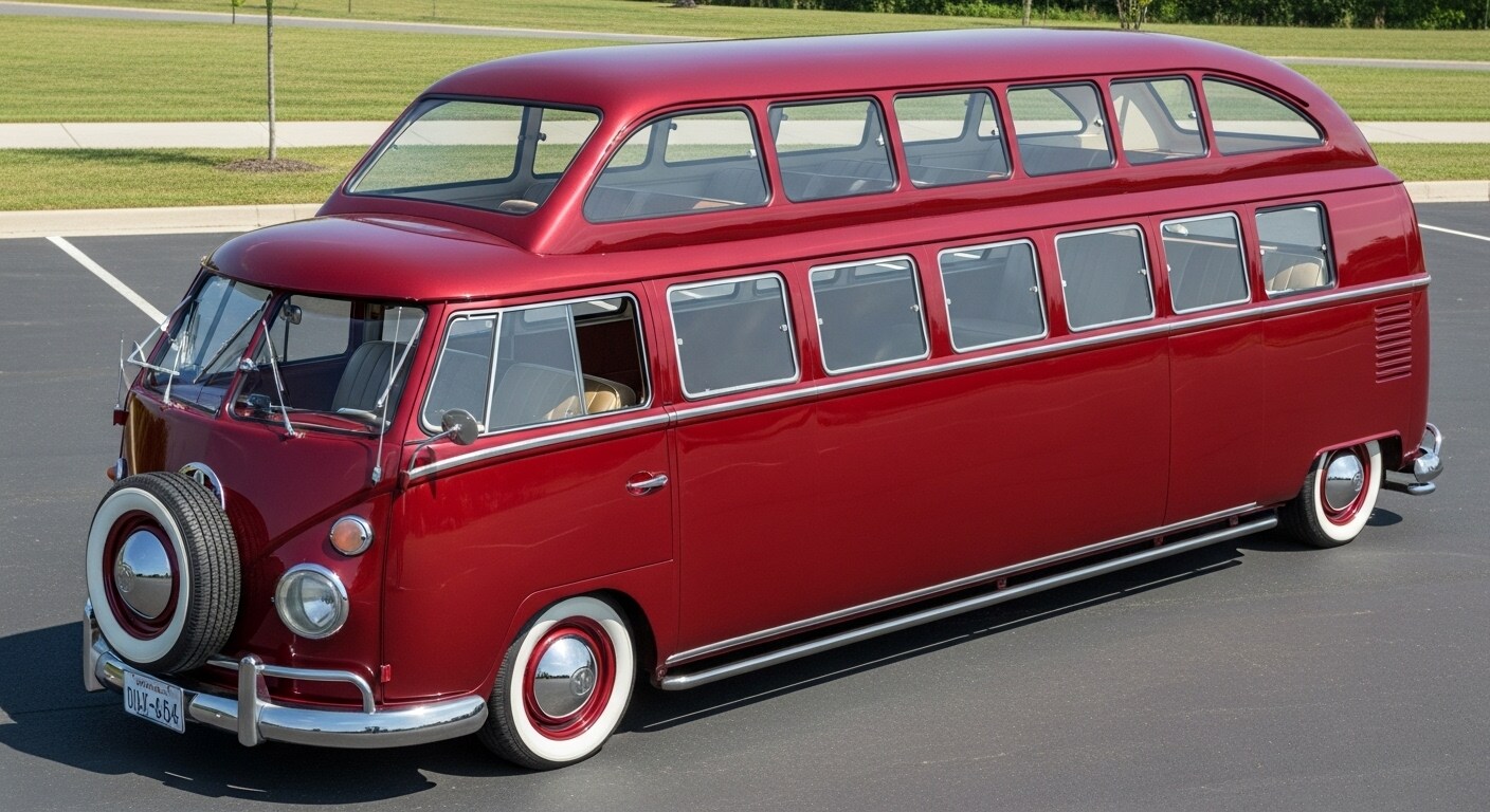 フォルクスワーゲンバスリムジン | の人気AIイラスト・グラビア