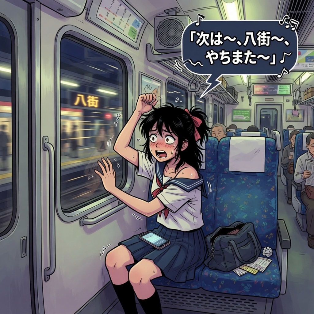 乗り過ごしたー！ | の人気AIイラスト・グラビア