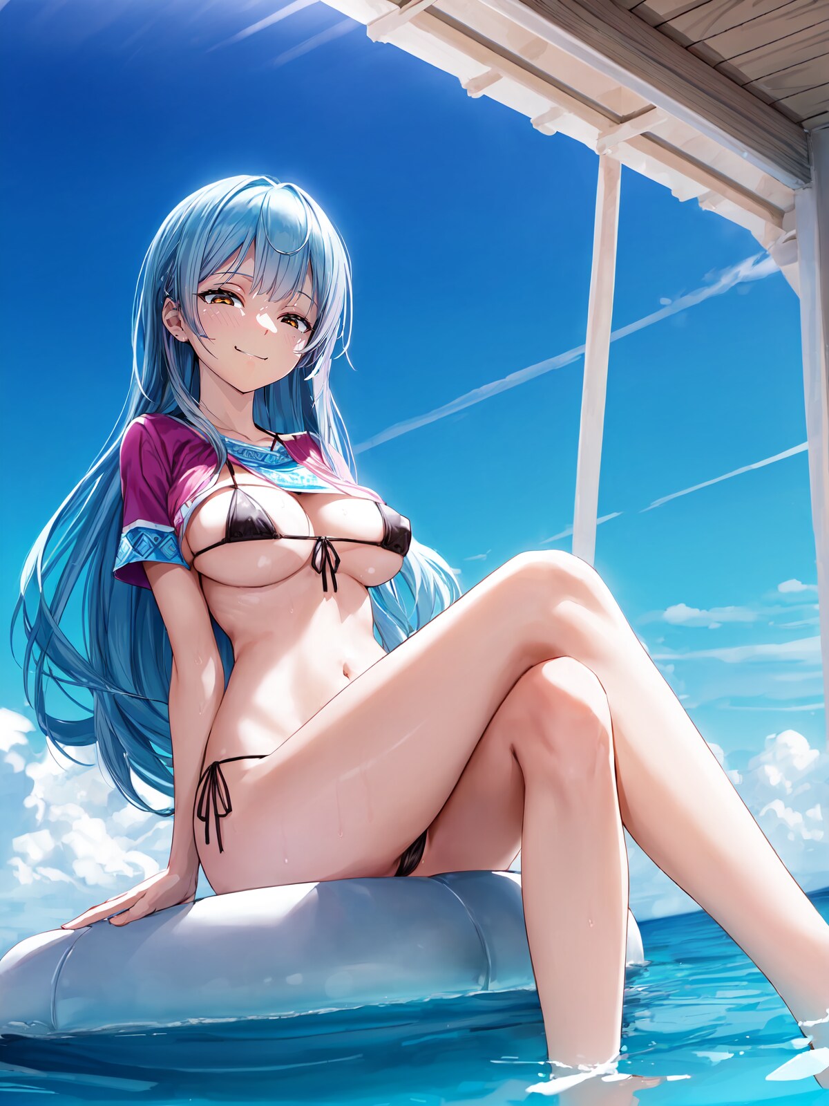 今日の水着枠