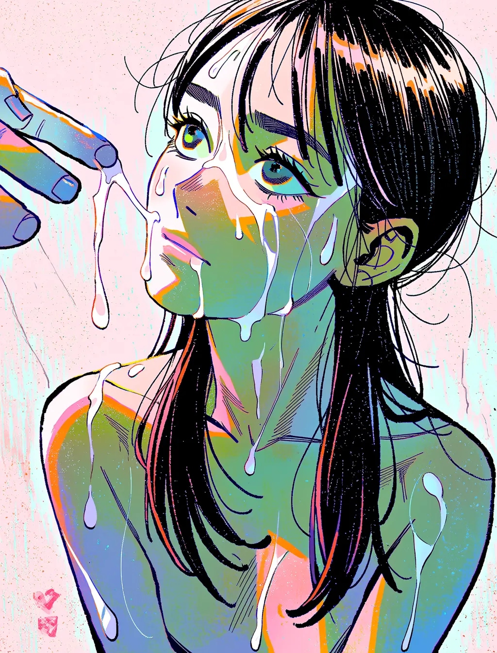 よるのぶっかけ