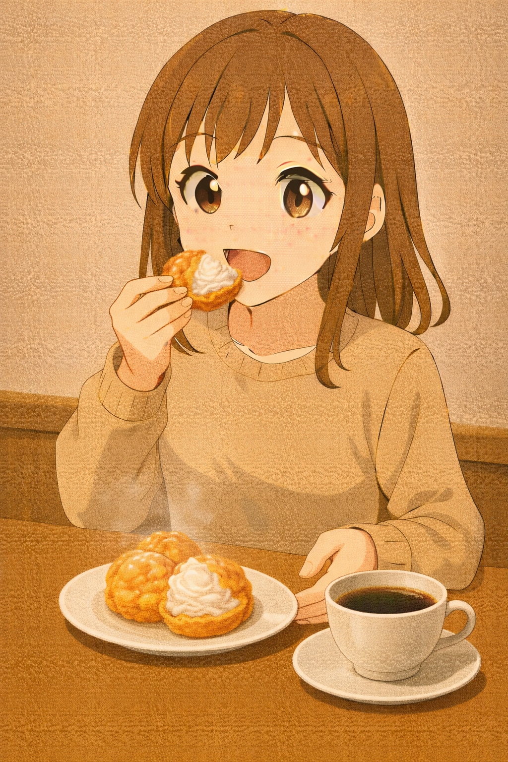 シュークリーム | の人気AIイラスト・グラビア